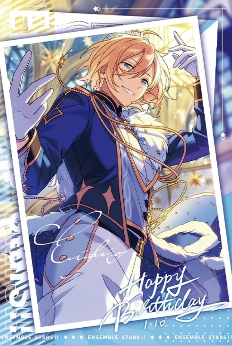 在庫品】偶像梦幻祭 中国限定 バースデーカード（2024年2月-2025年1月