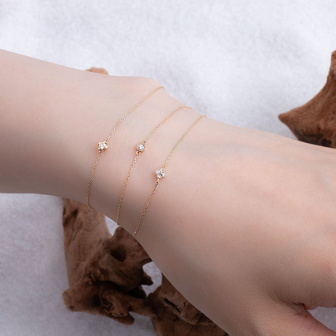 K10ブレスレット バリー ダイヤ｜MONATELIER（モナトリエ）公式｜K10