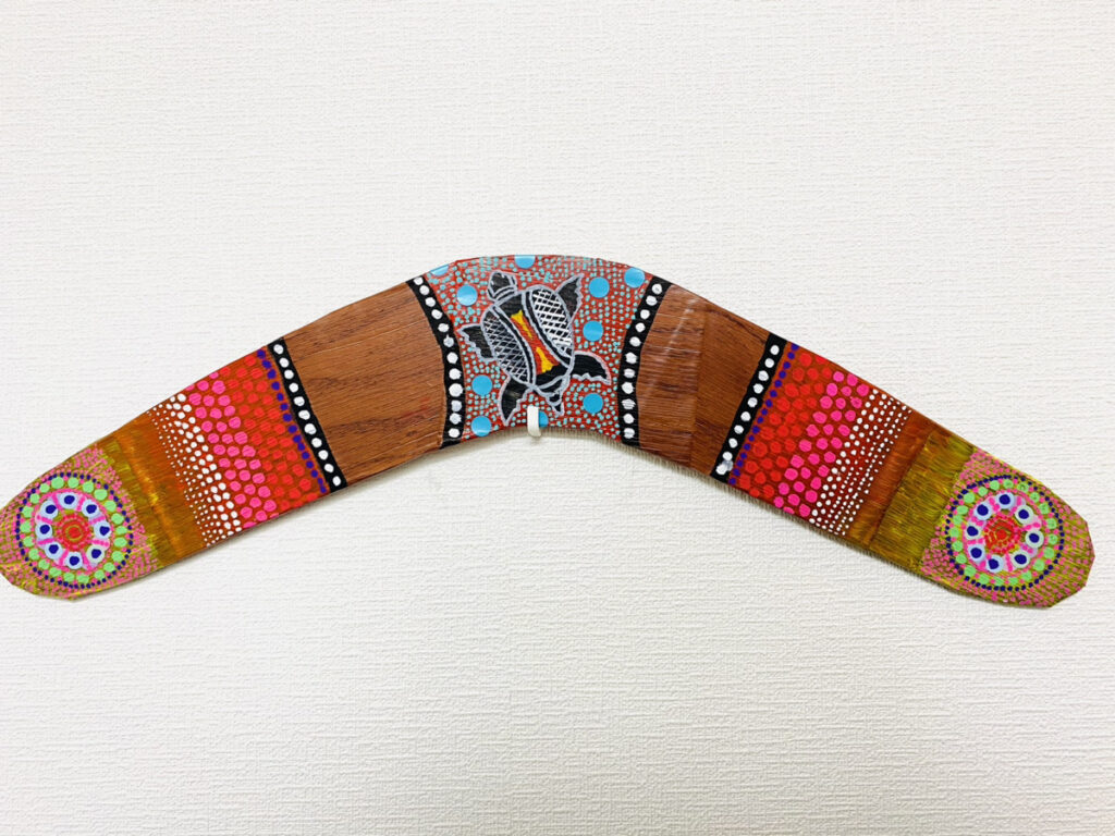 オーストラリアの「アボリジニのブーメラン」をつくりました！先住民族