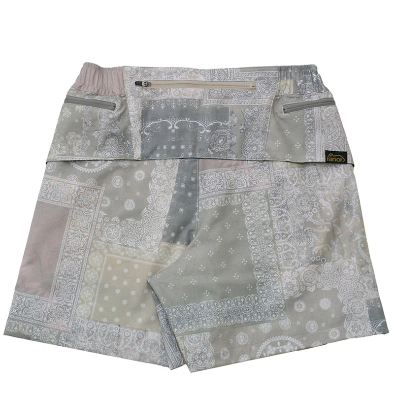 BANDANA Middle Shorts V3（Unisex / Sand Beige）Ranor – MONKEY CREW