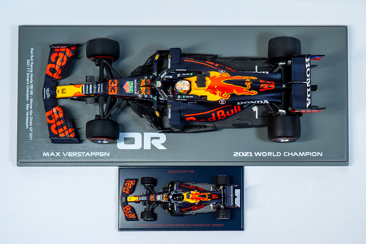 Spark 1/18 Red Bull RB16B Honda M. Verstappen Winner Abu Dhabi GP