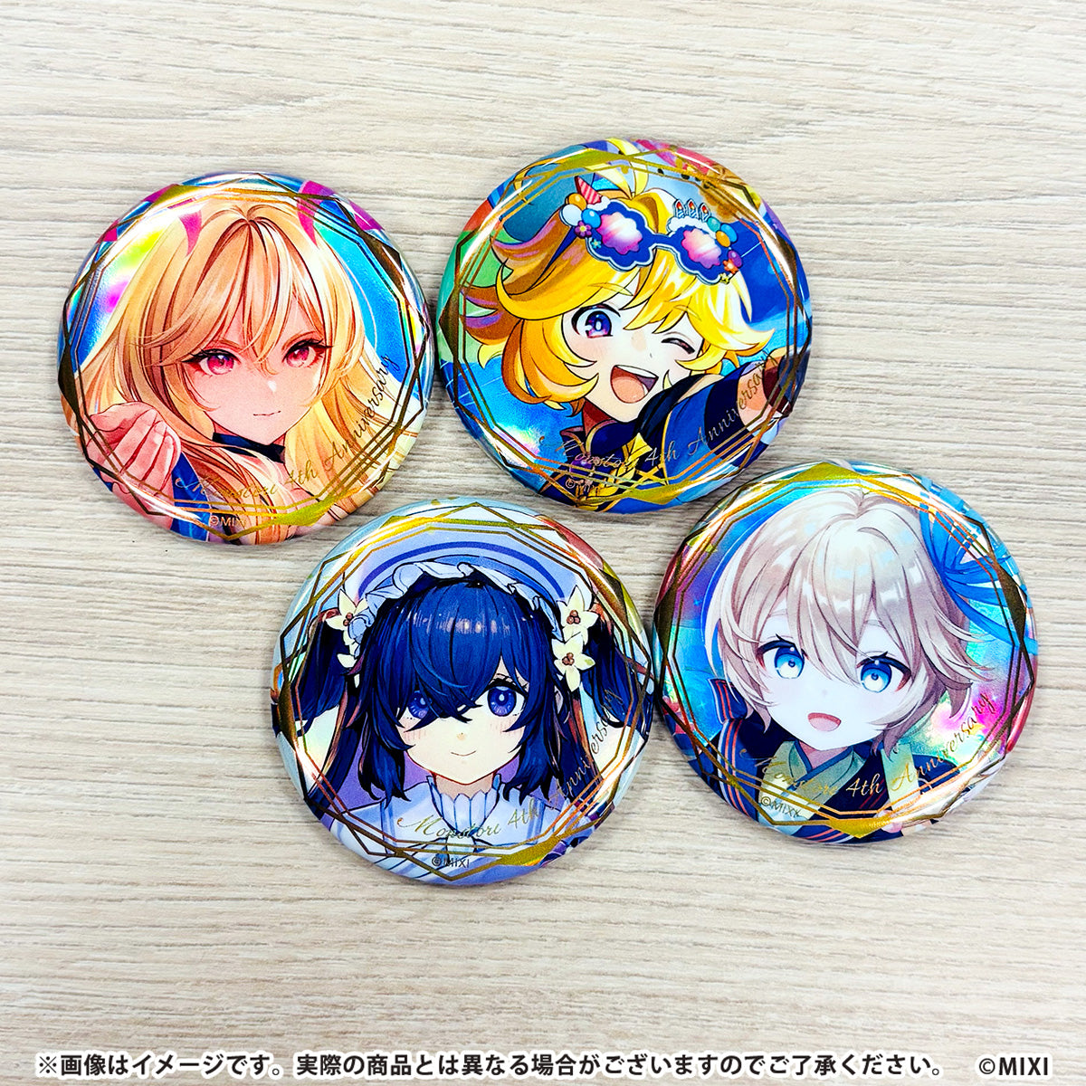 モンストア ANNIVERSARY 缶バッジ メモリー(アップ)｜モンスター