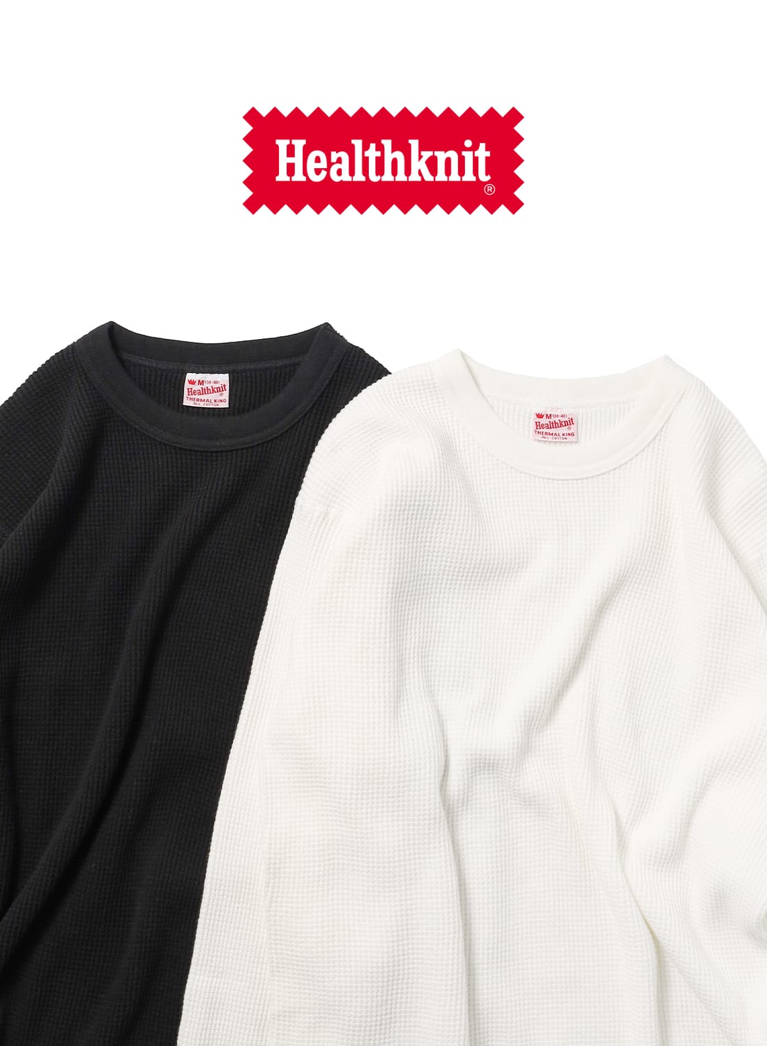THERMAL KING WAFFLE CREWNECK L/S|サーマルキング ワッフル クルー