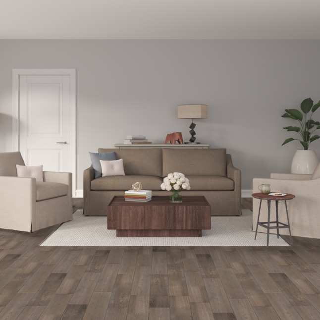 allen + roth Cityscape White Oak 6-1/2-in W x 7/16-in T x Varying