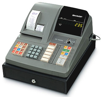 シャープ電子レジスター XE-A235S