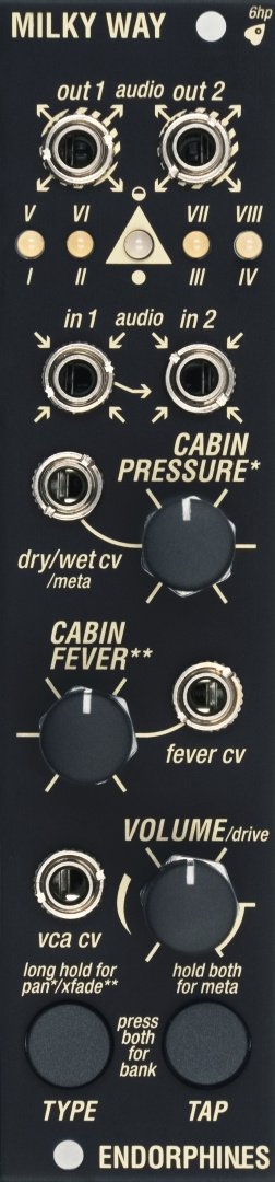 Endorphin.es Milky Way (black) - Eurorack Module on ModularGrid