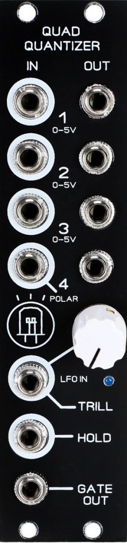 Blue Lantern Modules Quad Quantizer - Eurorack Module on ModularGrid