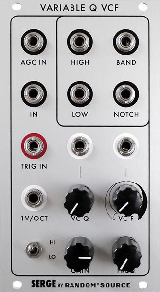 Random*Source Serge Variable Q VCF (VCFQ) - Eurorack Module on