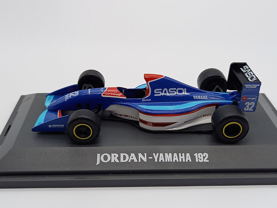 1/43ジョーダンヤマハ192、ミニチャンプス、京商、ONYX、MG modelの