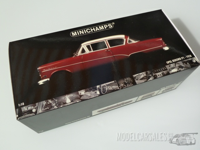 Opel Rekord P1 Brown 1:18 180043202 MINICHAMPS diecast model car