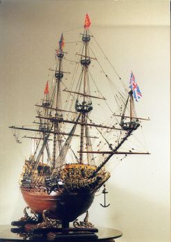 帆船模型完成品 ソブリン オブ ザ シーズ(Sovereign of the Seas)_1