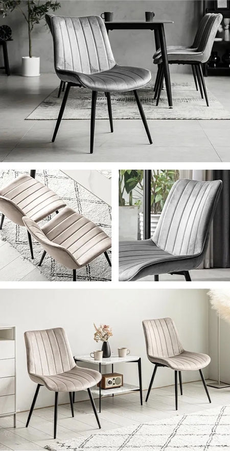 ベロアチェア 4脚セット｜モダンデコ公式｜インテリア・家具の総合通販