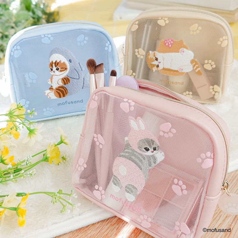 mofusand ボックスポーチ フロッキー(にゃんこスイーツ) | mofusand