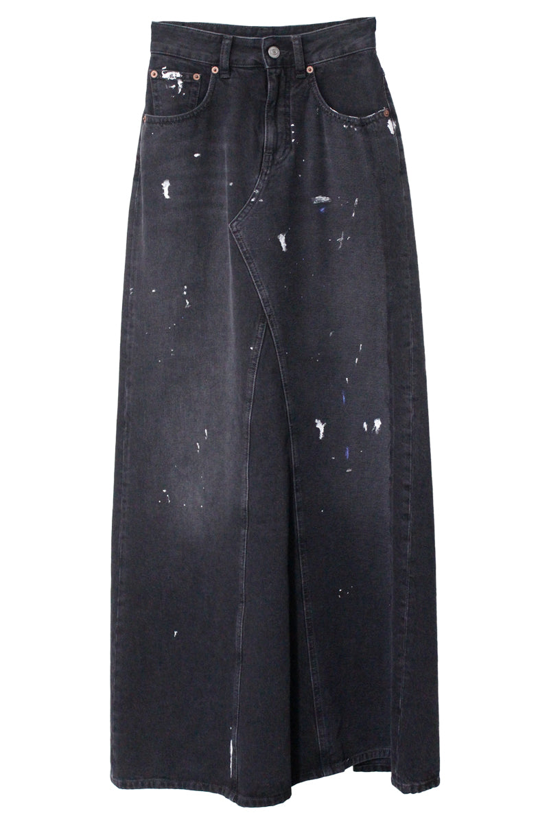 ペイントデニムスカート｜MM6 MAISON MARGIELA（エムエムシックス