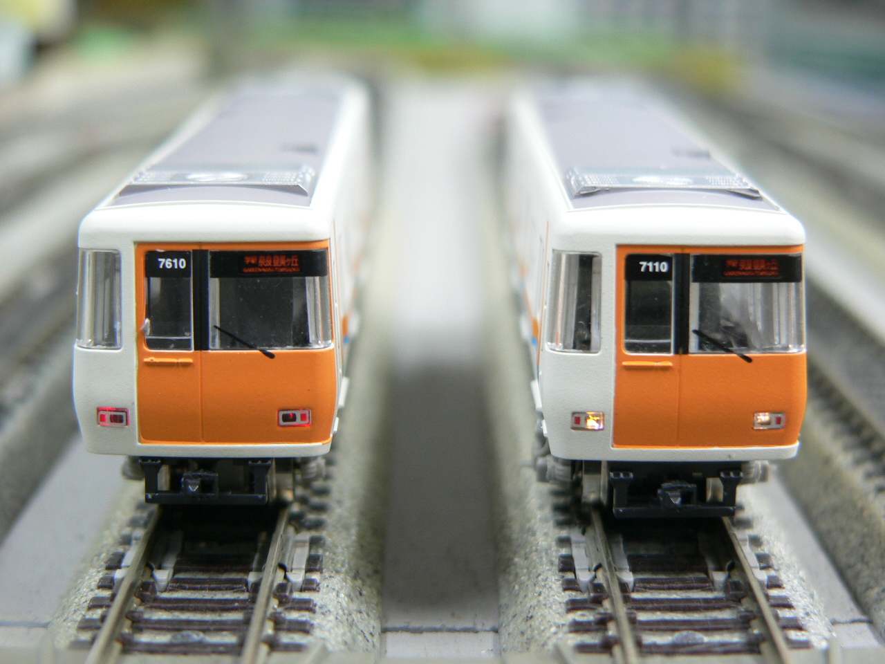 トミーテックの鉄コレ、近鉄7000系更新車のライトを点灯化した特