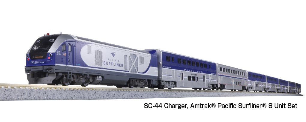 KATO】SC-44 Charger, Amtrak® Pacific Surfliner® 2025年1月発売