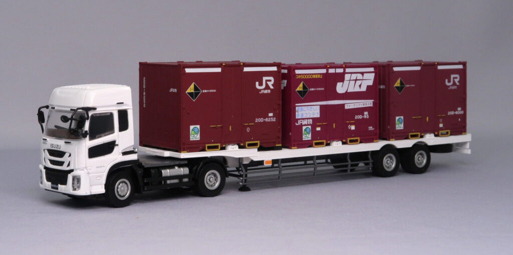 カツミ】(HO)ISUZU GIGA＋鉄道コンテナ積載用セミトレーラー 2025年5月