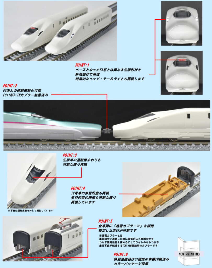 TOMIX】E8系 山形新幹線つばさ 2025年11月発売 | モケイテツ