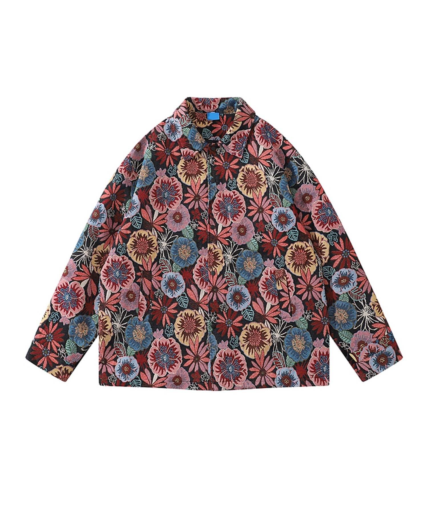 HOOK】レトロ調総柄ジャカードコーチジャケット – 《公式》moremore