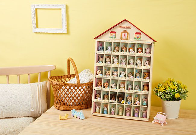 赤ちゃん人形が最大42にん飾れる♪しろウサギの赤ちゃんソフィー付き