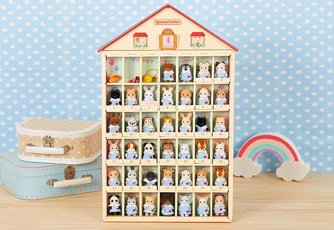 赤ちゃん人形が最大42にん飾れる♪しろウサギの赤ちゃんソフィー付き