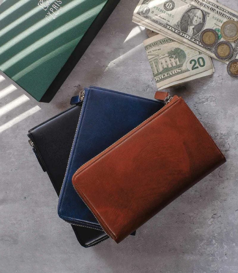 CYPRIS（キプリス）L字ファスナーコンパクトハニーセル長財布｜1ssi