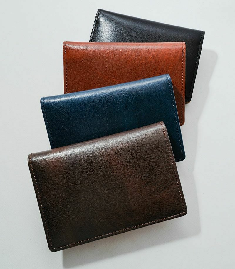 ベロ付きカードケース(12枚)｜シラサギレザー |革製品CYPRIS（キプリス