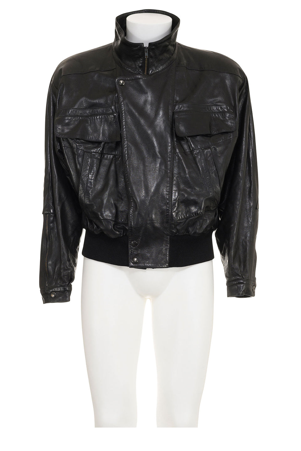 CLAUDE MONTANA VINTAGE LEATHER BLOUSON – MORPHINE.ONLINE