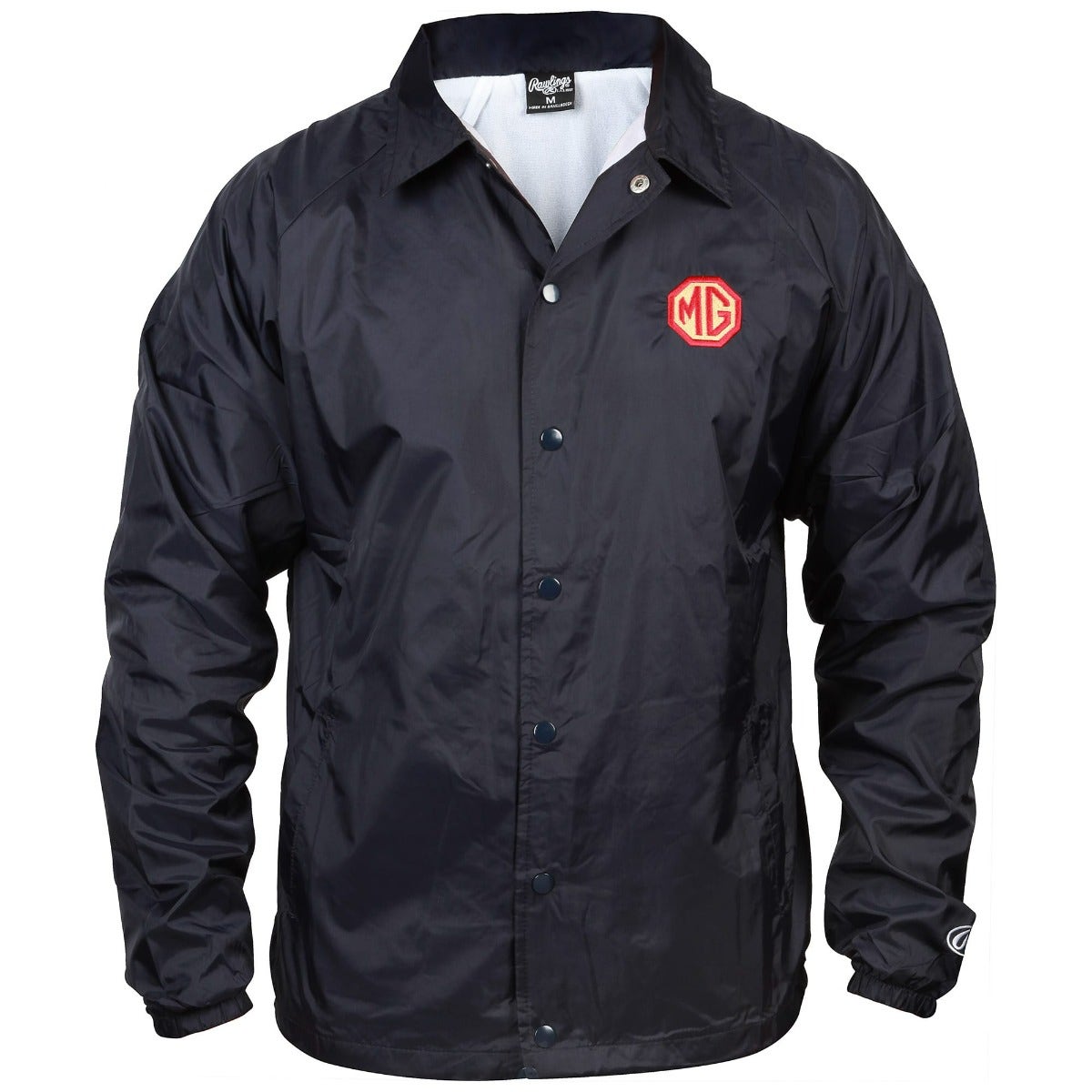 Embroidered Coach's Jacket, Navy - MG Logo | Moss Motors