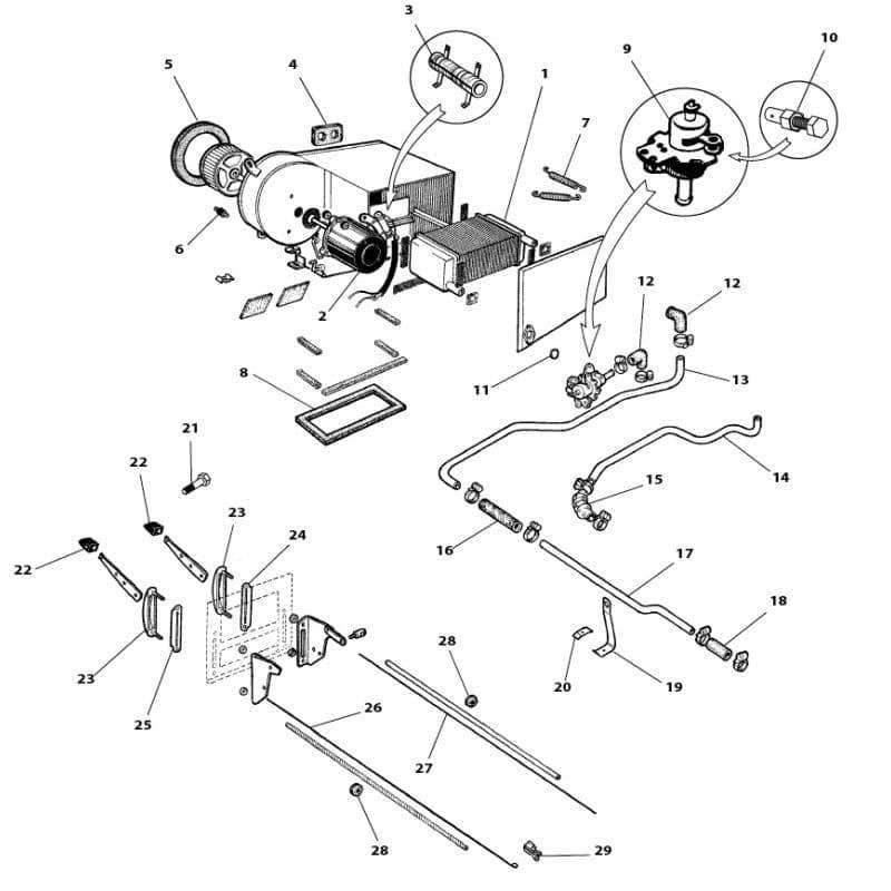 Heater Core, Later Type | Moss Motors