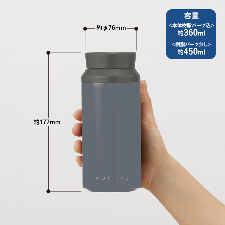 電子レンジが使えるサーモボトル | MOTTERU