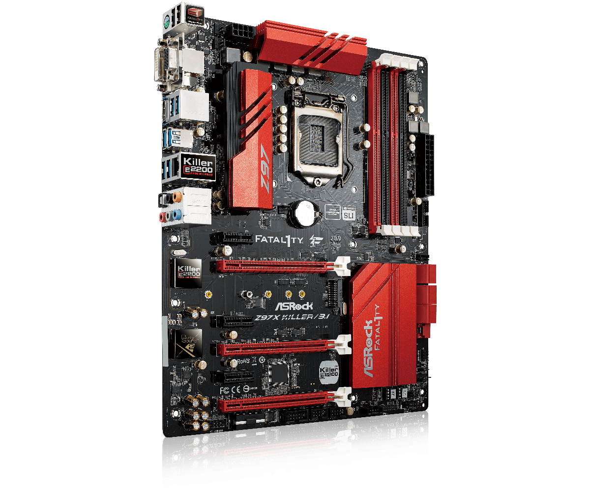 Asrock Fatal1ty Z97X Killer/3.1 - Motherboard Specifications On