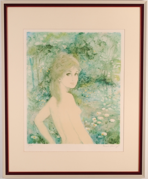 インテリアの絵画をリトグラフの版画で制作したベルナール・シャロワの