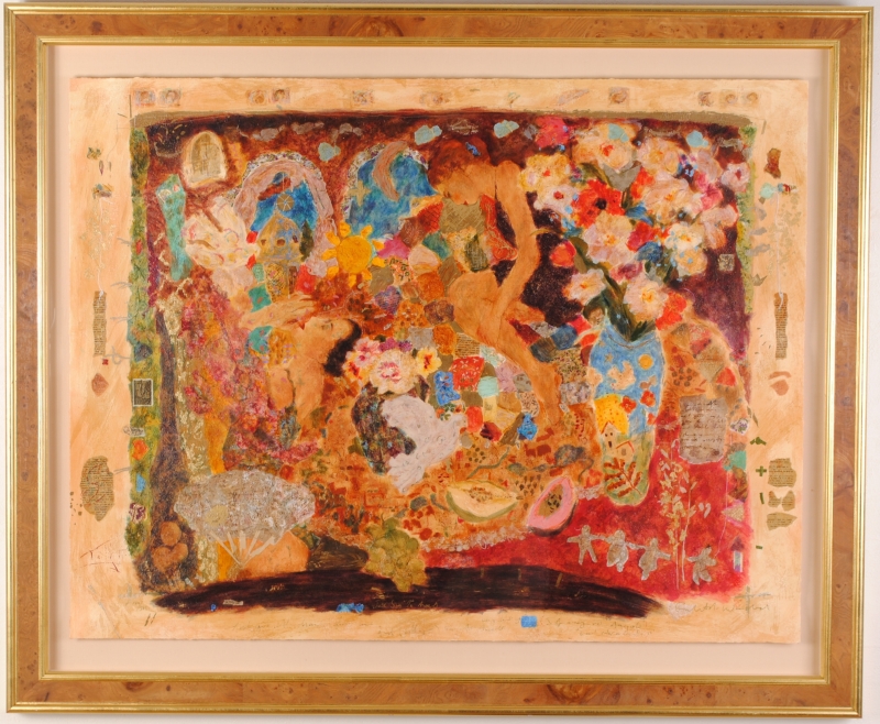 インテリアの絵画をシルクスクリーンの版画で制作したロイ・フェア