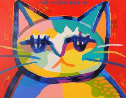 マイケル・ルーの猫の絵のポップアートを通販で販売