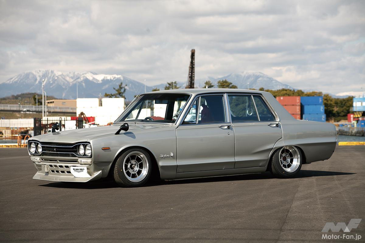 ノーマルっぽい絶妙な叩き出しフェンダー! ほどよく落ちた車高がシブい