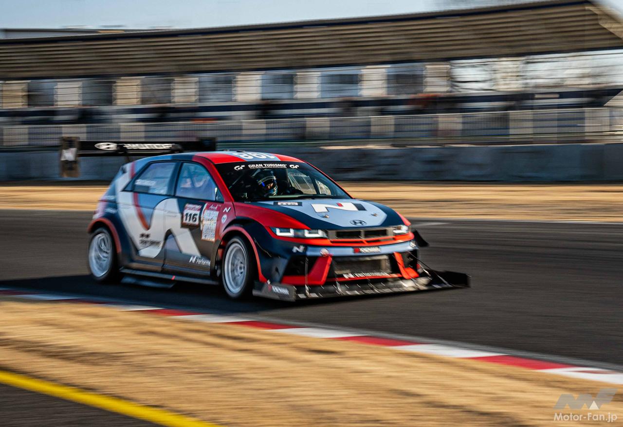 ヒョンデ「アイオニック5 N TAスペック」が筑波サーキットで57.446秒を