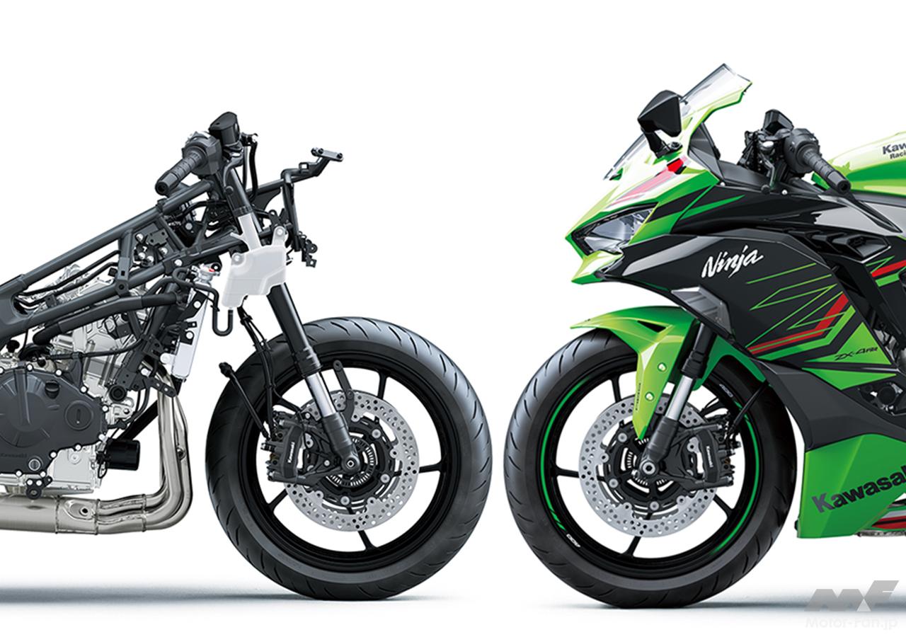 噂の新型、カワサキ Ninja ZX-4RRは何がスゴい？【シャーシ・足周り編