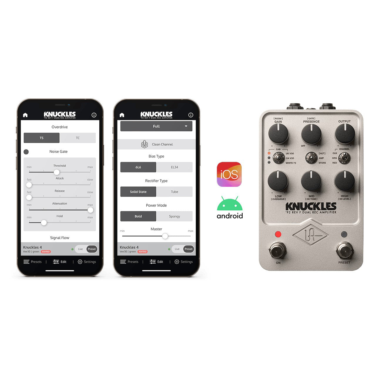 UA Knuckles 92 Rev F Dual Rec – Motor City Guitar