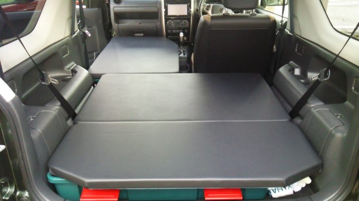 イレクターパイプを使ってベッドを自作 | 車中泊ステーション