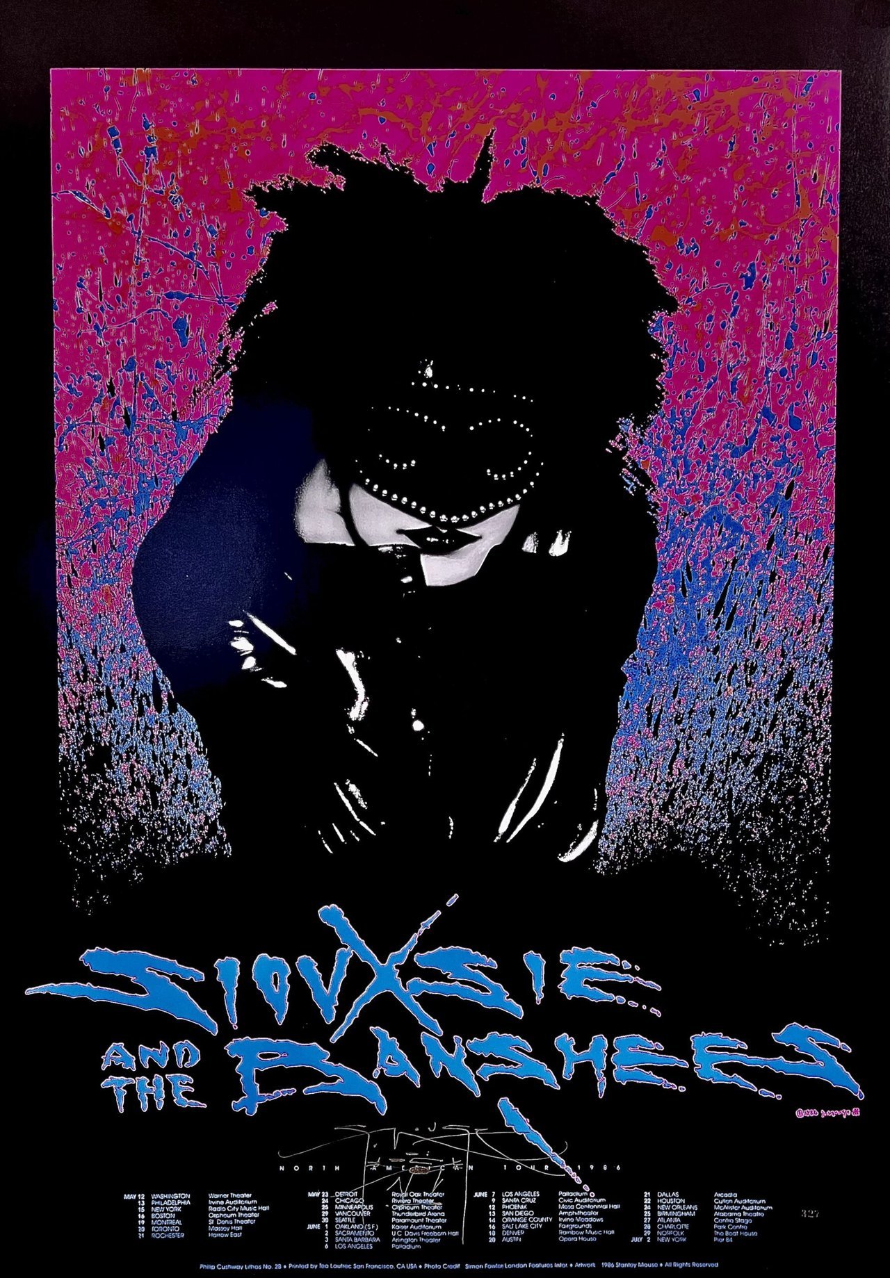 Siouxsie and the Banshees - Original 1986 North American Tour