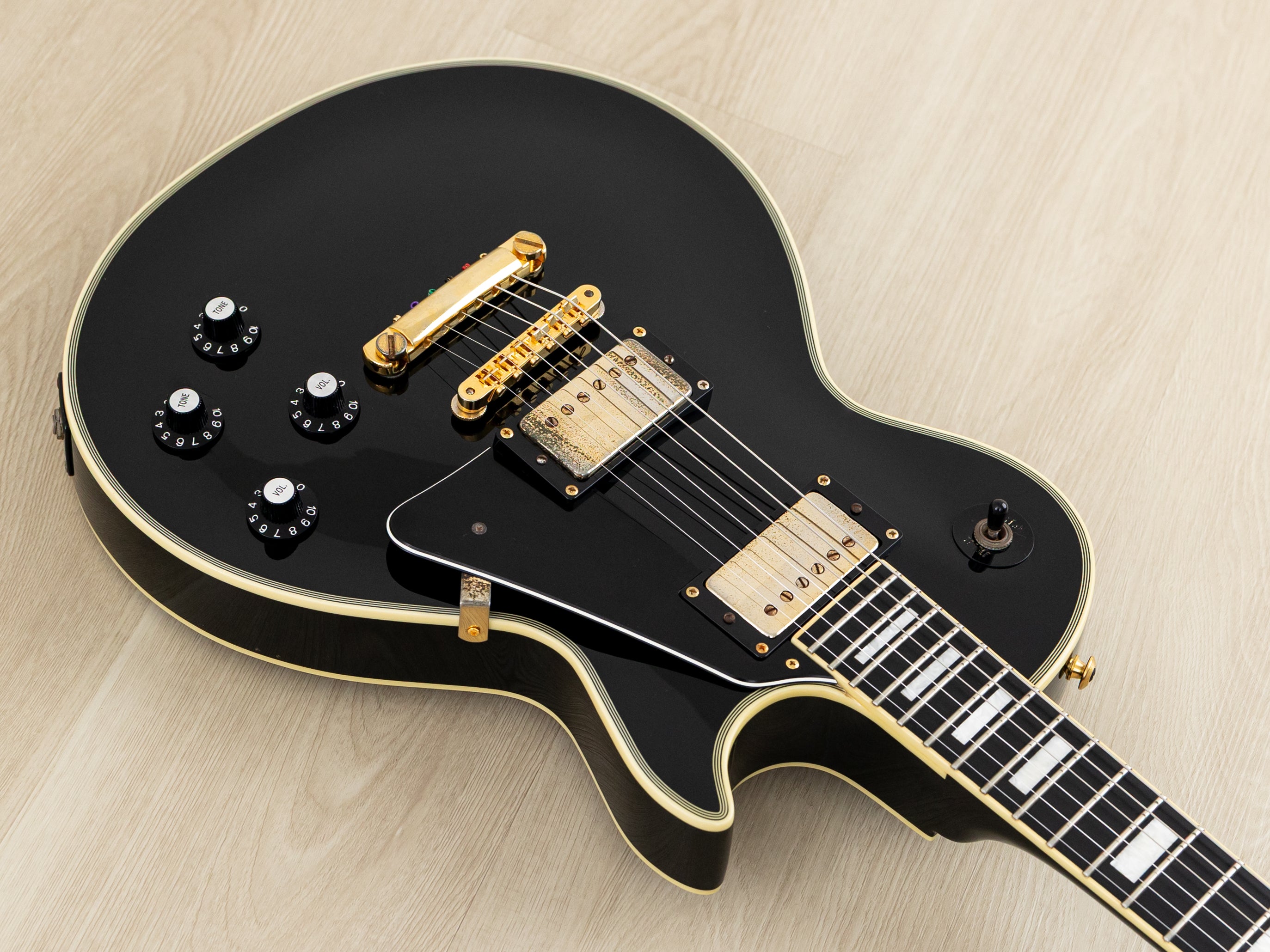 2008 Edwards by ESP E-LP-98LTC Custom Black Beauty, Ebony Nitro Lacque