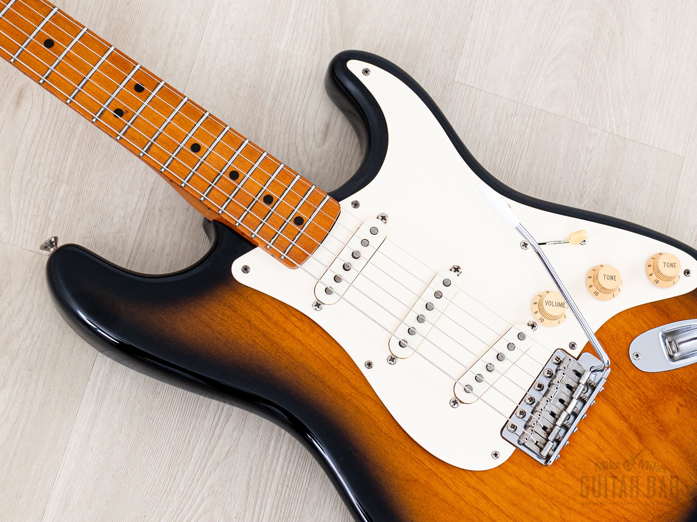 1997 Fender American Vintage '57 Stratocaster Sunburst w/ Hangtags, Tw