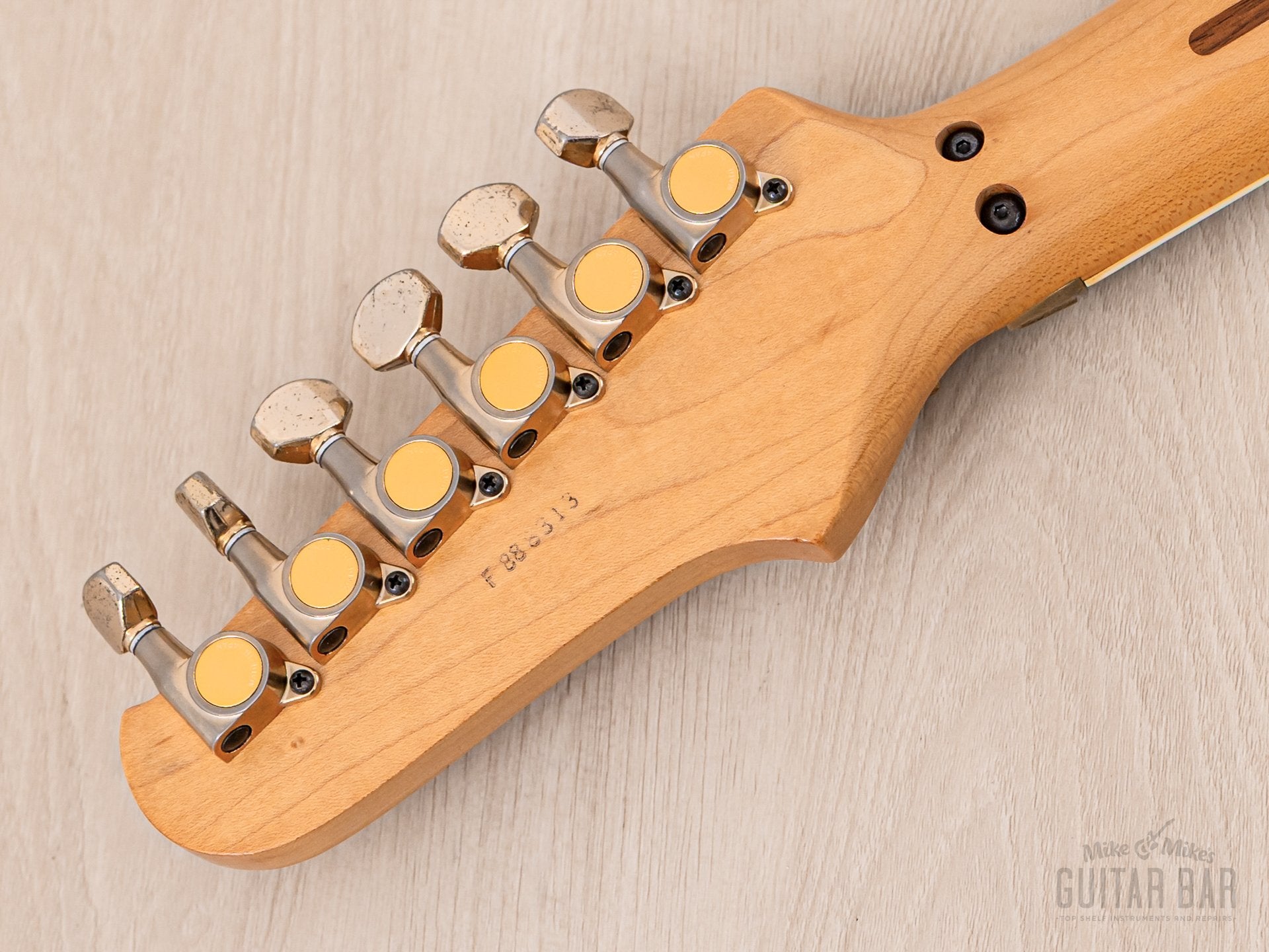 1988 Ibanez ID120 Dyuke-1 SSH Superstrat Marine Sunburst Flame Top w/