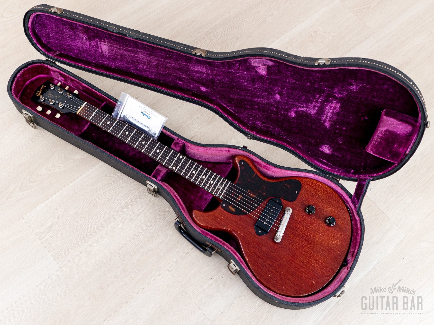 1959 Gibson Les Paul Junior Double Cut Vintage Guitar Cherry w/ Case