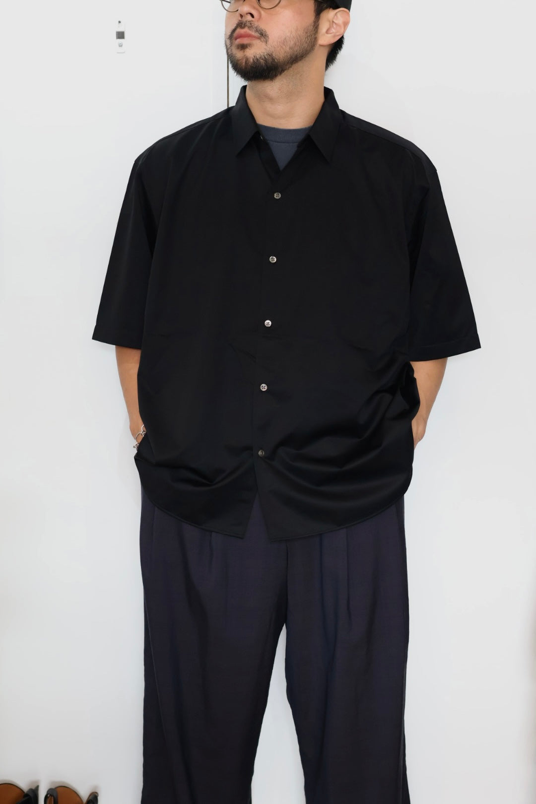 KANEMASA PHIL.】46G Atmosphere S/S Shirt – Mo