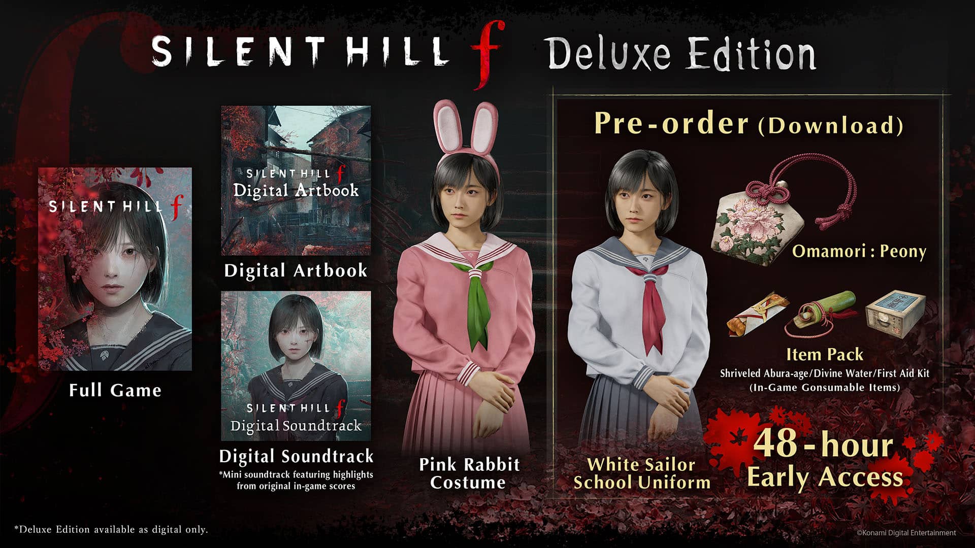 Silent Hill f Different Editions Items, Pre-Order Bonuses Revealed