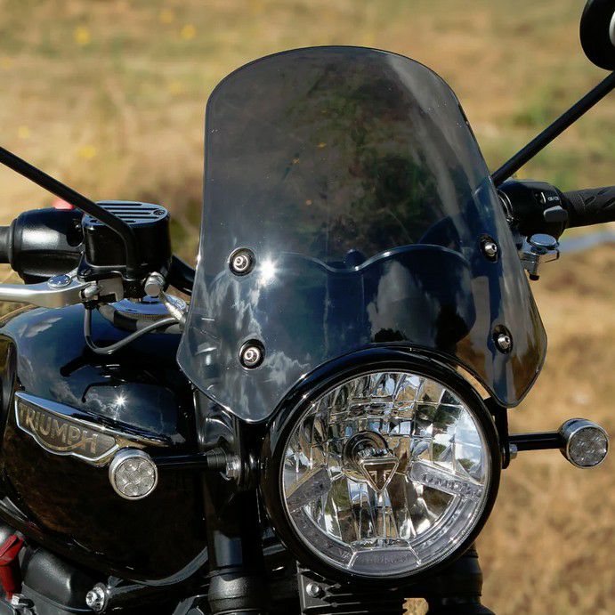 空冷 水冷 ボンネビル T100 T120 スクリーン クラシックS3 ブラック