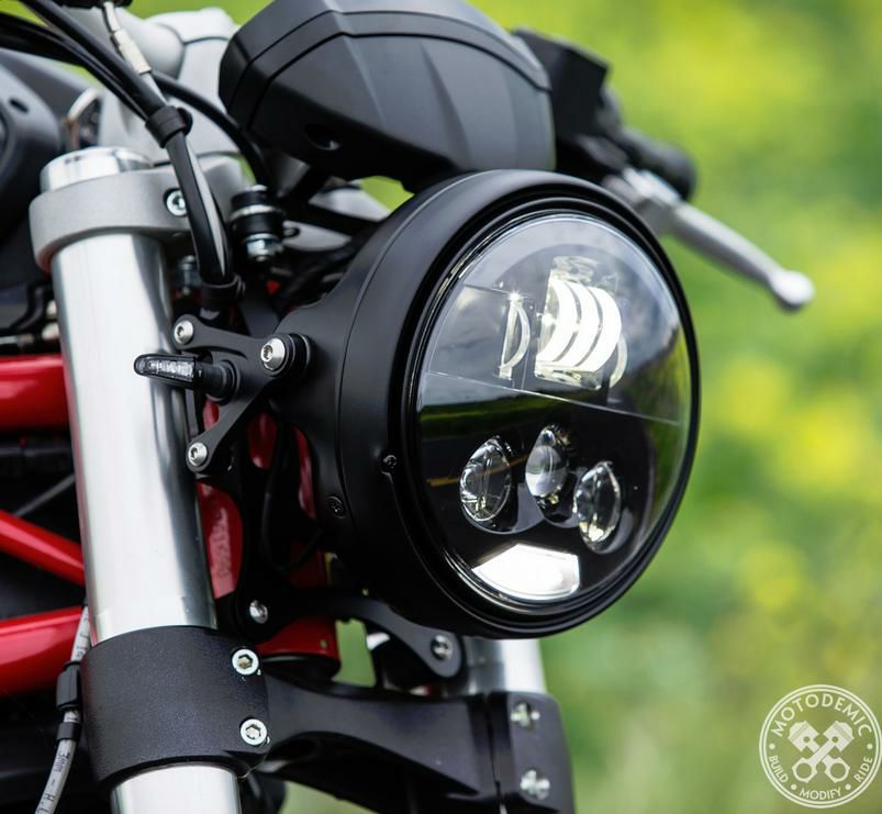 MOTODEMIC EVO-S LED ヘッドライト Monster 696/796/1100 | バイク