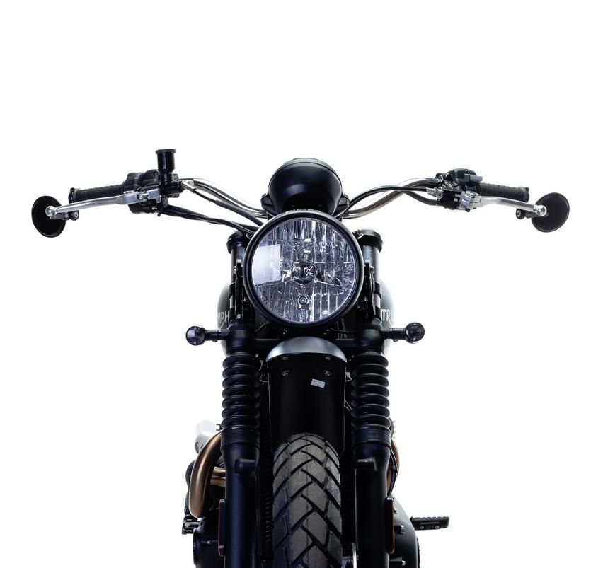 トライアンフ ボンネビル T100 T120 等 バーエンドミラーCRG | バイク